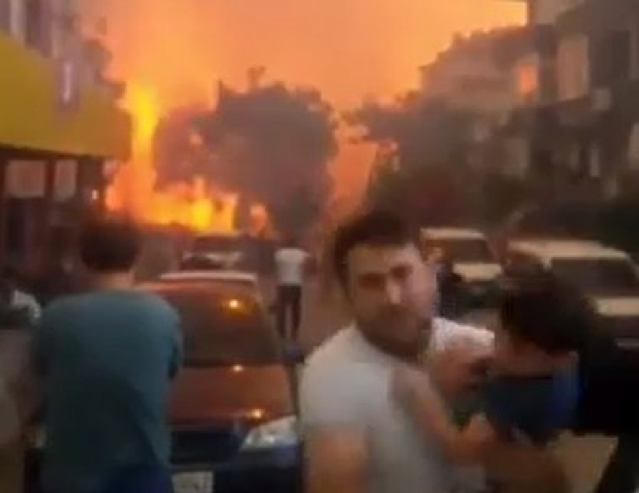 Hatay yangınından görüntüler
