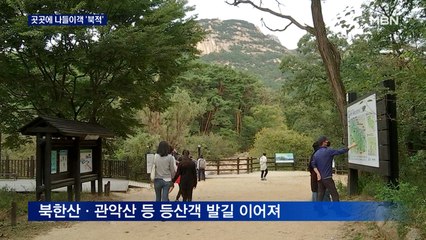 거리두기에 지친 시민들…산과 공원 찾은 나들이객 '북적'