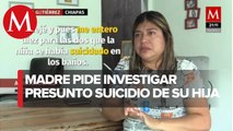 Madre de Jade Guadalupe pide justicia por presunto suicidio de su hija