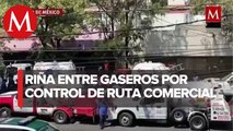 Enfrentamientos entre gaseros, se disputan rutas en Las Lomas de Chapultepec