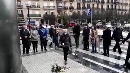 Homenaje en San Sebastián a Begoña Urroz, víctima del DRIL