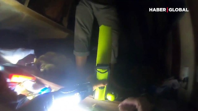 Samatya'da alabora olan tekneden mucize kurtuluş! O anlar kamerada