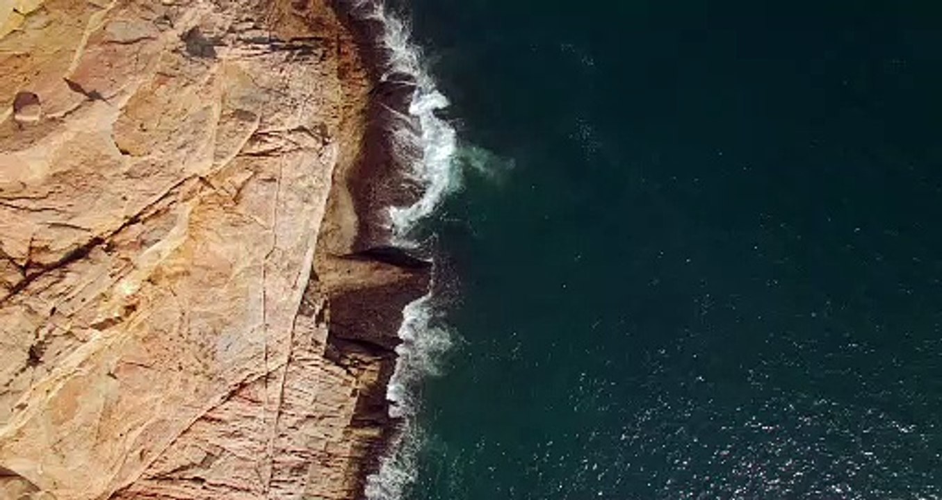 Cliffnatural beautiful royalty Free Stock no copyright video Free for commercial use dron dron aerial view