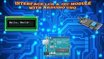 Interface LCD & I2C Module with Arduino By Technoesolution | Arduino Project