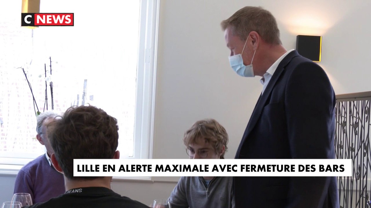 Lille en alerte maximale avec fermeture des bars
