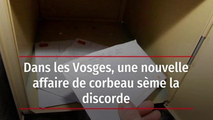 Dans les Vosges, une nouvelle affaire de corbeau sème la discorde