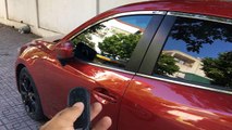Hướng dẫn AE chi tiết cách đấu bộ chốt cửa gập gương cho Mazda 3 Carkit store