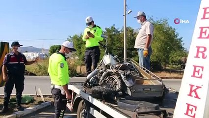 Sepetli motosiklet ile otomobil çarpıştı: 1 ölü
