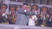 North Korea holds rare military parade, Kim Jong Un addresses