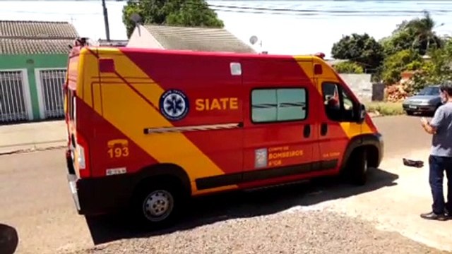 Motociclista fica ferido em colisão com carro no Cataratas