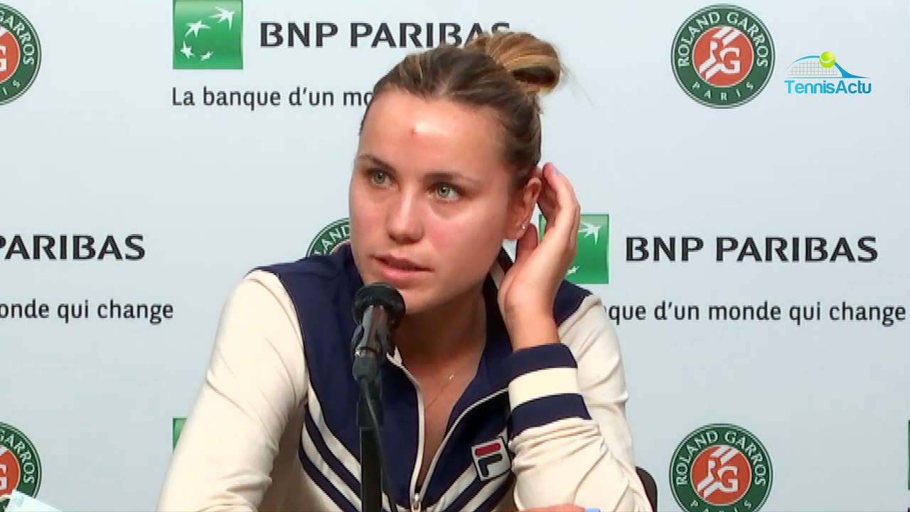 Roland-Garros 2020 - Sonia Kenin : "Malheureusement, la saison est finie pour nous. Ce serait bien d'avoir d'autres tournois"