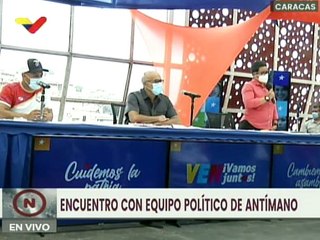 Comando de Campaña "Darío Vivas" celebra encuentro con equipo político de Antímano