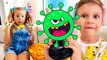 Diana and Roma Pretend Play Wash Your Hands story - Moral Stories for kids
