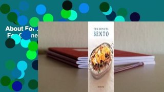 About For Books  Ten-Minute Bento  For Online