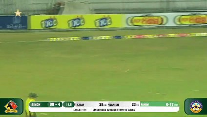 Danish Aziz 59* off 32 balls in the 2020 National T20 Cup