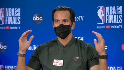 Erik Spoelstra Postgame Interview | Jimmy Butler Triple Double | Lakers vs Heat | NBA Finals Game 5