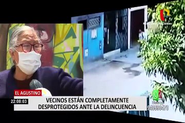 El Agustino: Mujer fue arrastrada por delincuente que le robó la cartera