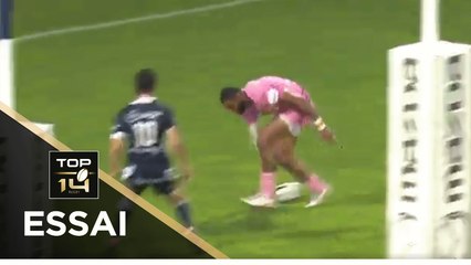 TOP 14 - Essai de Waisea NAYACALEVU (SFP) - Agen - Paris - J4 - Saison 2020/2021