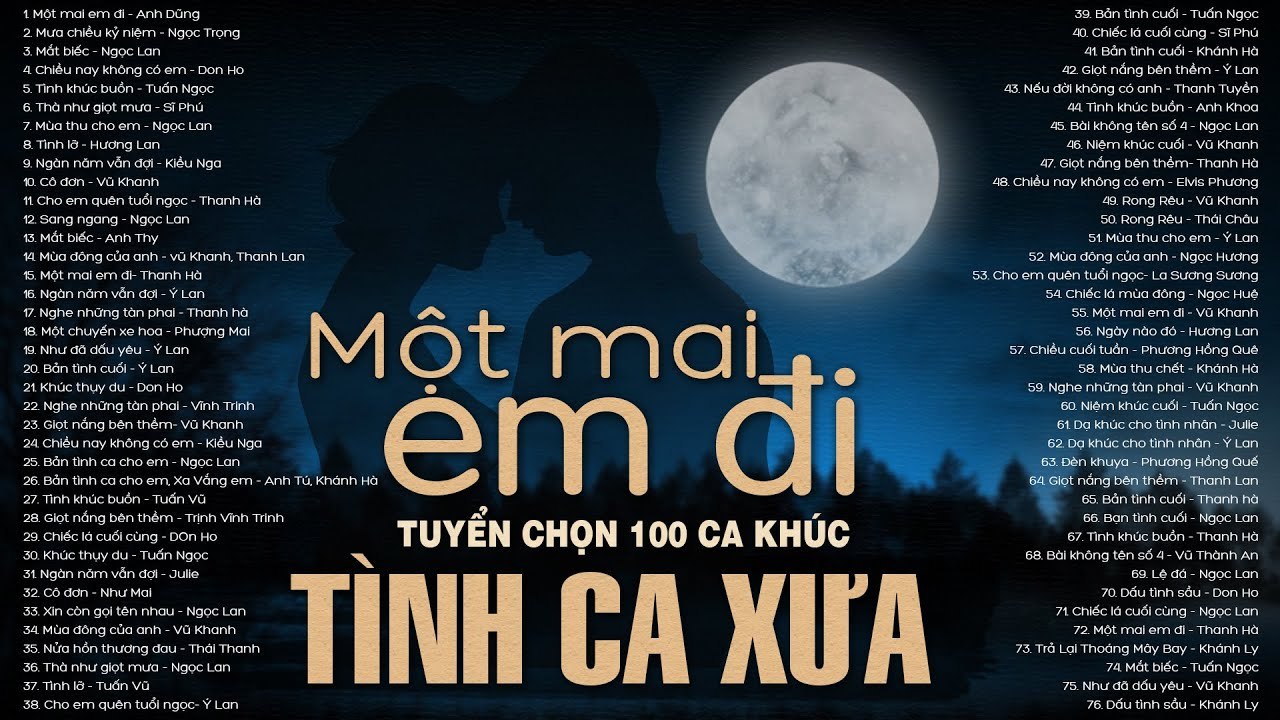 MỘT MAI EM ĐI, MƯA CHIỀU KỶ NIỆM - Dòng Nhạc Tình Ca Xưa Phòng Trà Xé Nát Con Tim Thất Tình Về Đêm