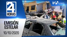 Noticias Ecuador: Noticiero 24 Horas, 10/10/2020 (Emisión Estelar)
