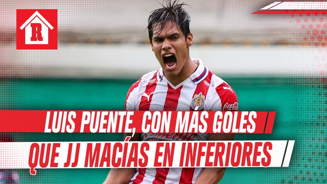 Luis Puente, con más goles que JJ Macías en inferiores del Rebaño