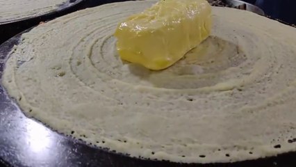 India's Most Buttery Dosa - Ghotala Dosa - Indian Street Food