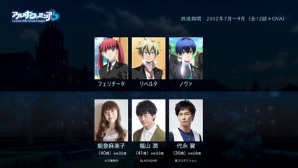 アルカナ・ファミリアの声優さんたちは、こんな顔！