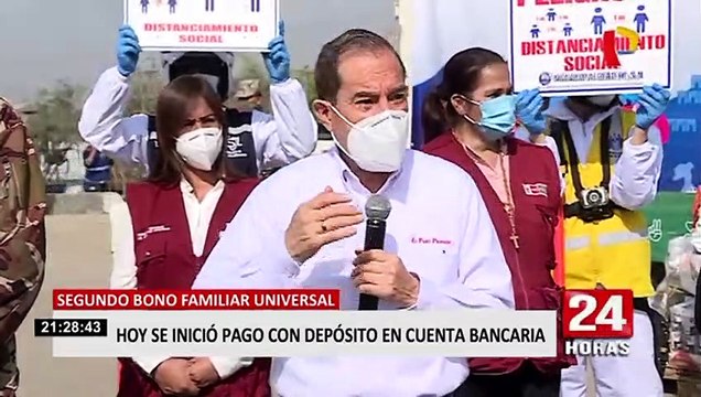 Segundo Bono Familiar Universal: se inició pago a beneficiarios por depósito en cuenta