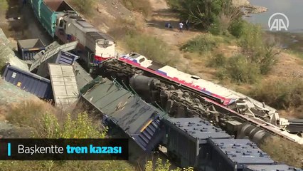 Başkentte tren kazası