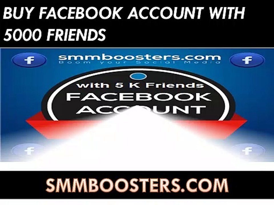 Buy Facebook Accounts with Friends 5000 | USA Phone Verified