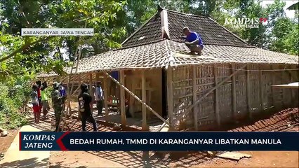 Bedah Rumah, TMMD di Karanganyar Libatkan Warga