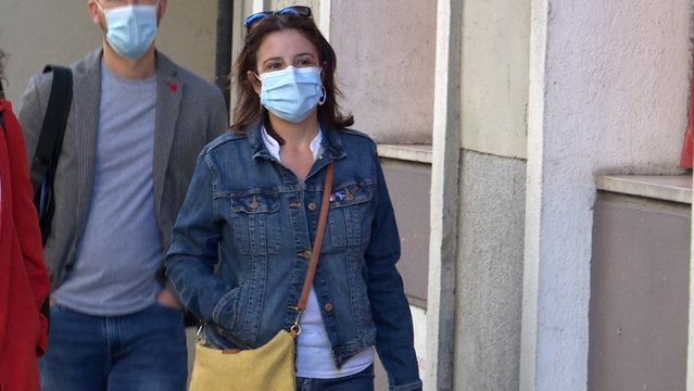 Lastra llega a la reunión por videoconferencia con alcaldes socialistas