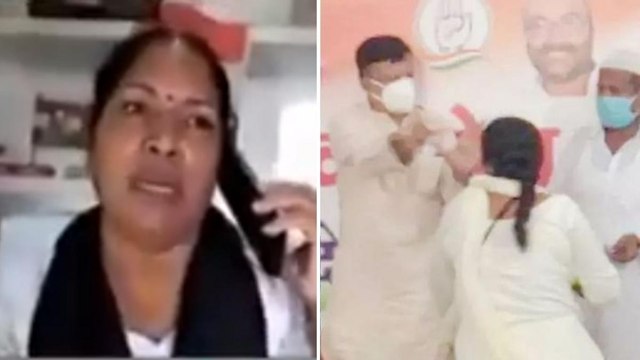 Deoria: Congress workers assault woman leader