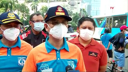 Hari Terakhir PSBB Ketat DKI Jakarta, Kondisi Bundaran HI Tampak Lenggang