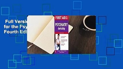 Full Version  First Aid for the Psychiatry Clerkship, Fourth Edition Complete