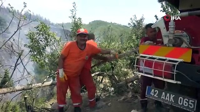 Kahramanmaraş'taki yangınlarda 65 hektar orman alanı zarar gördü