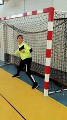 Petit échauffement gardien