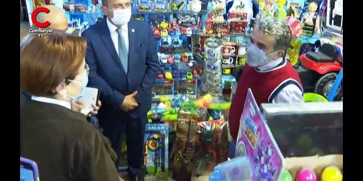 Meral Akşener ve esnaf arasında ilginç diyalog