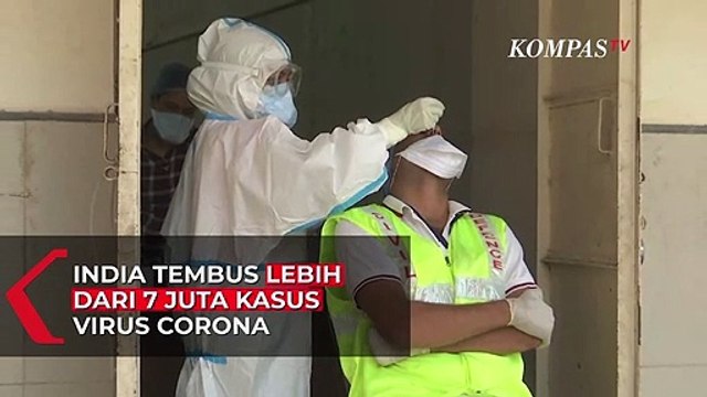 India Tembus Lebih dari 7 Juta Kasus Virus Corona