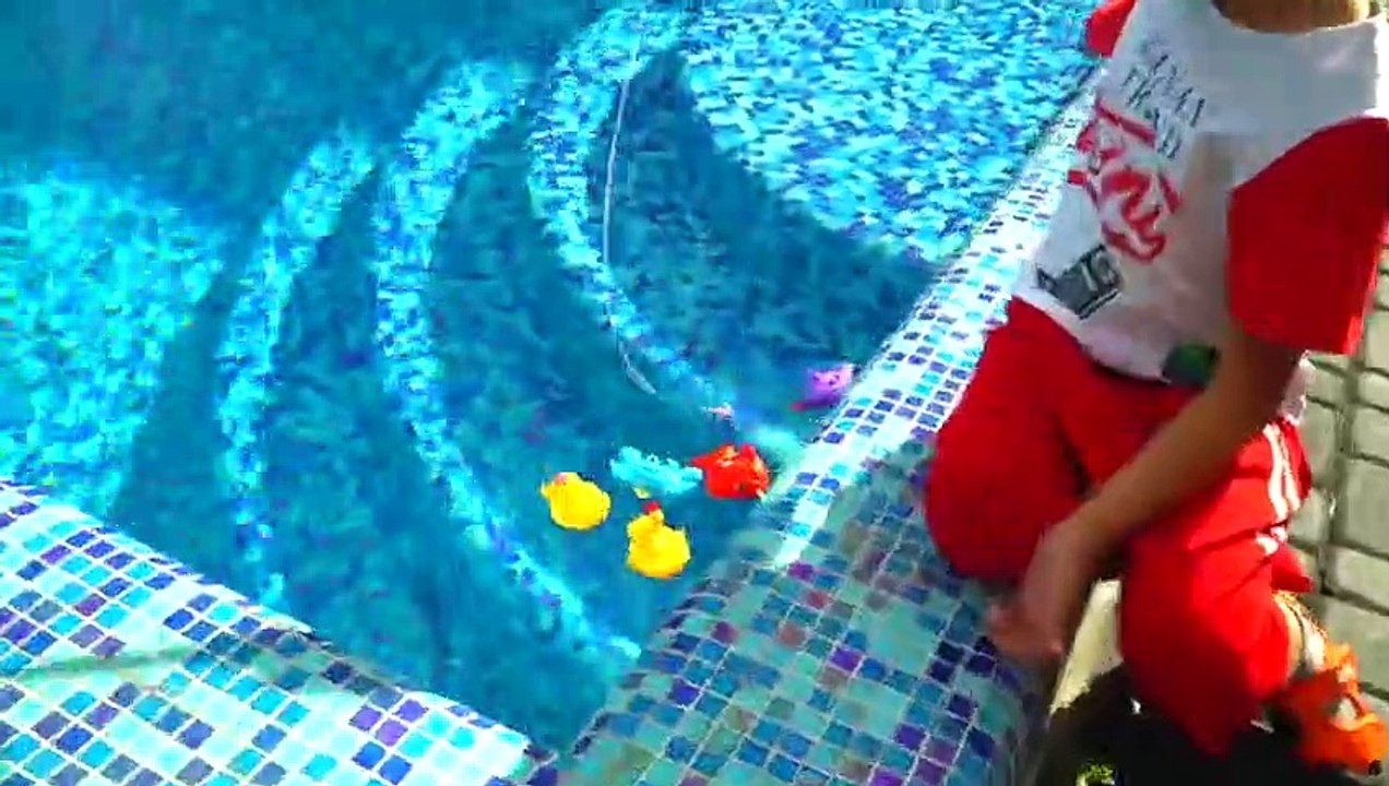 Artem builds a cardboard car and Ride on Toy Cars _ Funny videos for kids