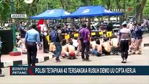 Polisi Tetapkan 43 Tersangka Perusuh Demo Penolakan Omnibus Law