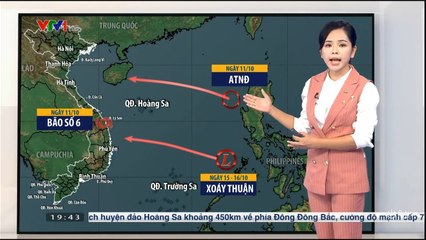 Tin Khẩn Cấp Bão Số 7 - Dự báo thời tiết hôm nay và ngày mai 12/10  Thời tiết đêm nay mới nhất