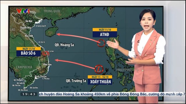 Tin Khẩn Cấp Bão Số 7 - Dự báo thời tiết hôm nay và ngày mai 12/10 Thời tiết đêm nay mới nhất