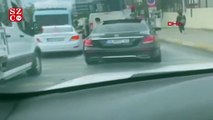 Pendik'te trafikte silah gösteren maganda yakalandı