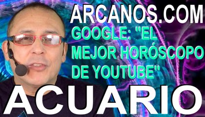 ACUARIO, ALGO BUENO VIENE EN LAS FINANZAS - Horóscopo ARCANOS.COM 11 17 octubre de 2020 - Semana 42