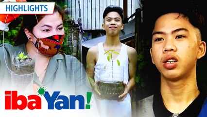 Angel is impressed by Mc Emil's interest in gardening at a young age | Iba 'Yan