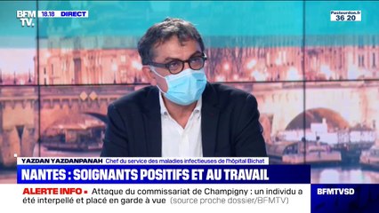 Covid-19: le Pr. Yazdan Yazdanpanah affirme qu'il "n'y a pas de dépistage massif" du personnel soignant à l'hôpital