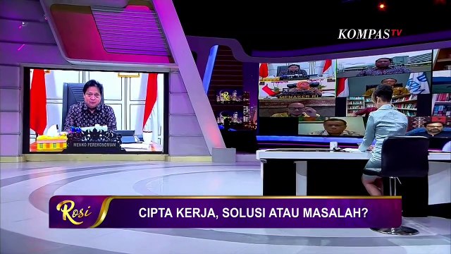 Menko Perekonomian Airlangga Hartarto Buka Suara Soal UU Cipta Kerja