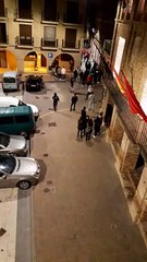 Detención de los participantes de la pelea de Villafranca