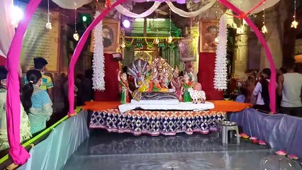 जगदीश मंदिर में क्षीर सागर में शेषनाग पर विष्णु भगवान की झांकी